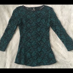 Forever21 Lace Knit Top